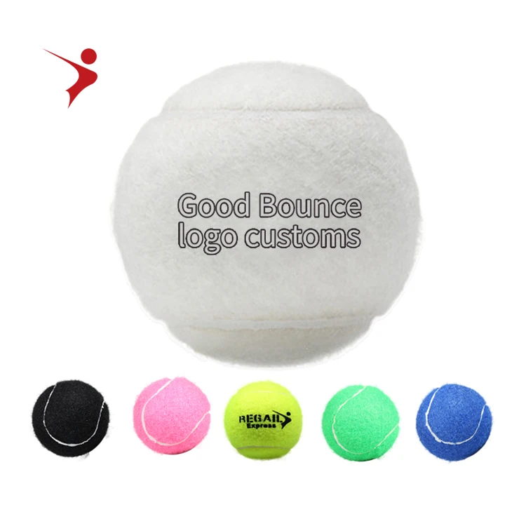

Customs good bounce tennis ball color or logo Training black pink blue white tennis ball we are Tennis professional factory, Black yellow blue red pink green
