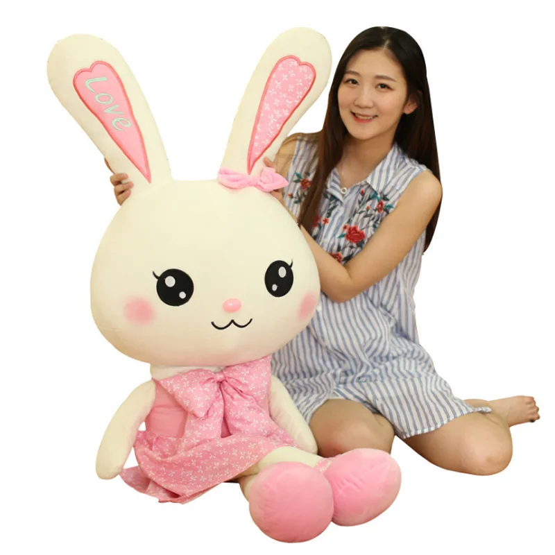 
2019 New Creative Bunny Plush Toys Festival Promotional Gifts Rabbit Soft Toys for Kids 