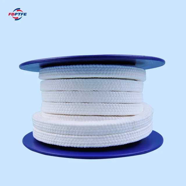 
pure ptfe braided gland packing with oil or without oil 