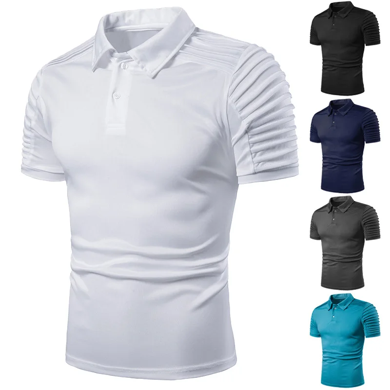 

2021 Men Clothing Outdoor Sport Performance Polo Short Sleeve Camiseta Shirt Top Men's Tee Shirt, As pictures