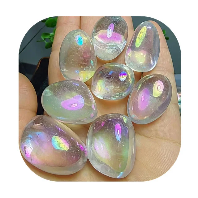 

New arrivals crystals chunk healing stones bulk natural angel aura clear quartz tumble stones for Decor