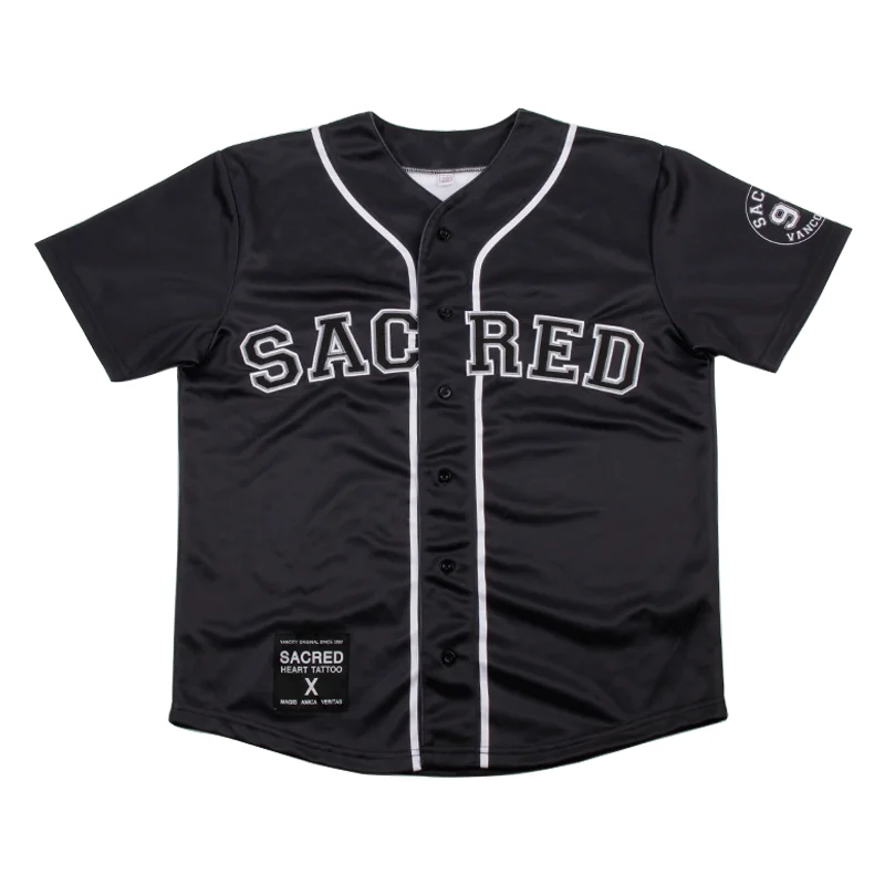 

Hot Summer Sports Fashion Letter Printing Short Sleeve Baseball Shirt Jersey Custom Stitch Ny, Customized color