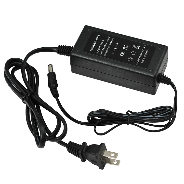 12 Volt 1a Power Adapter Ac To Dc 21mm X 55mm Plug 12v 1amp Desktop Power Supply For Cctv 2971