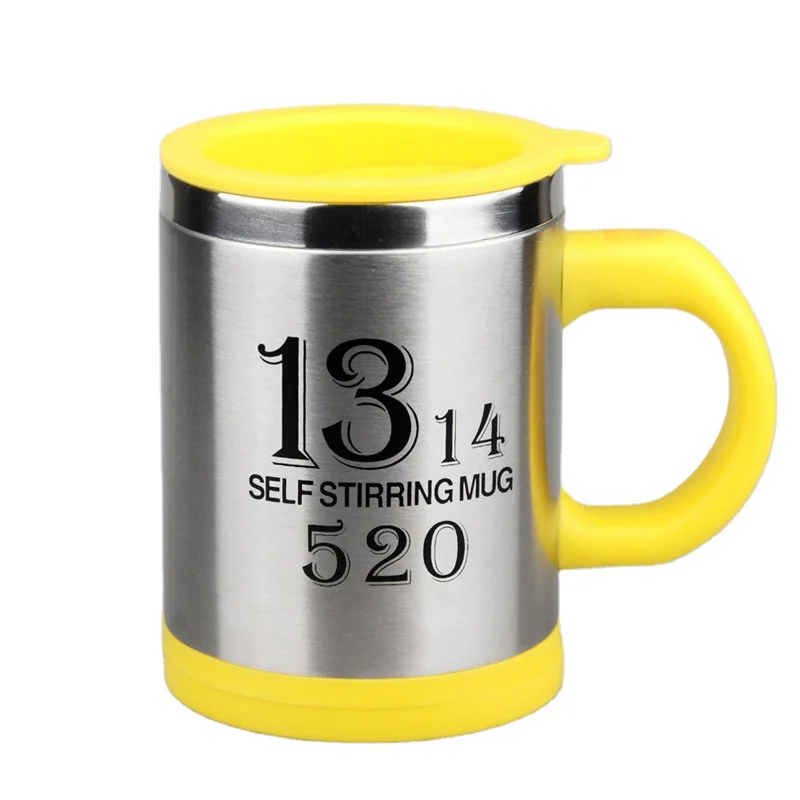 

Mikenda Creative Stainless Steel Coffee Mug with Plastic Core & Automatic Shaker Promotional Gifts Cup