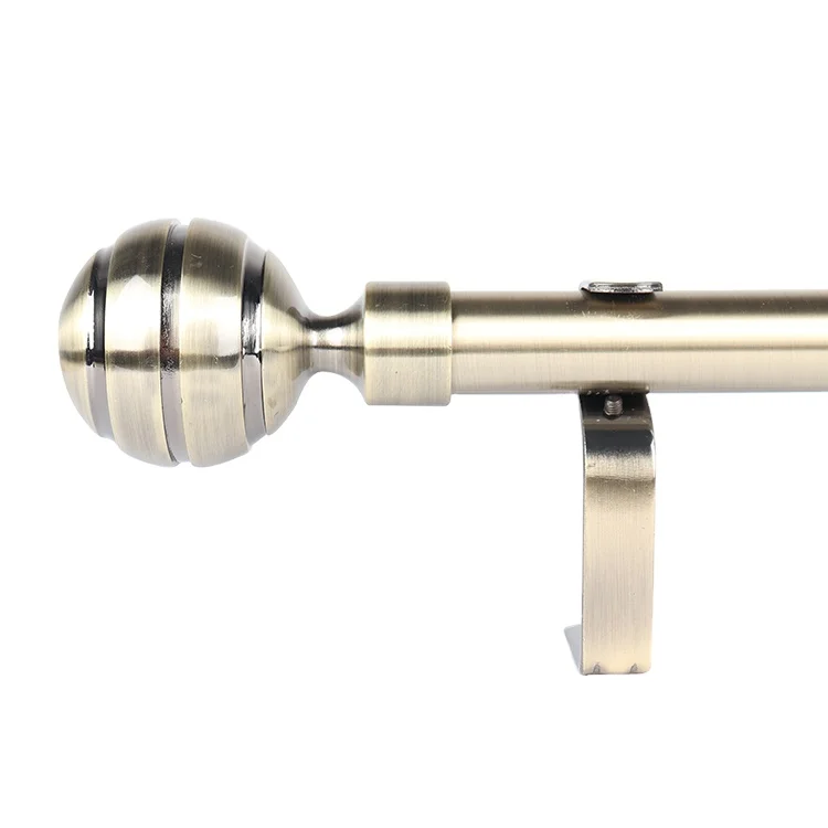 

Home Sphere Finial Adjustable Modern Curtain Rodmetal curtain rod set