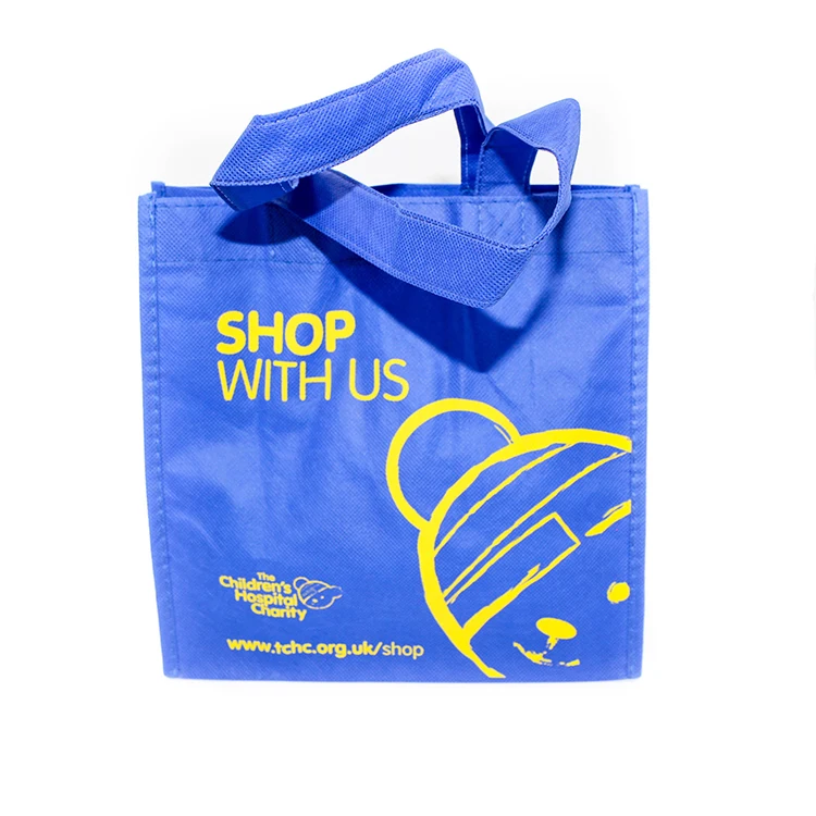 custom logo gift printed 100g pp non woven drip coffee fruit protection foldable shopping bag promotional