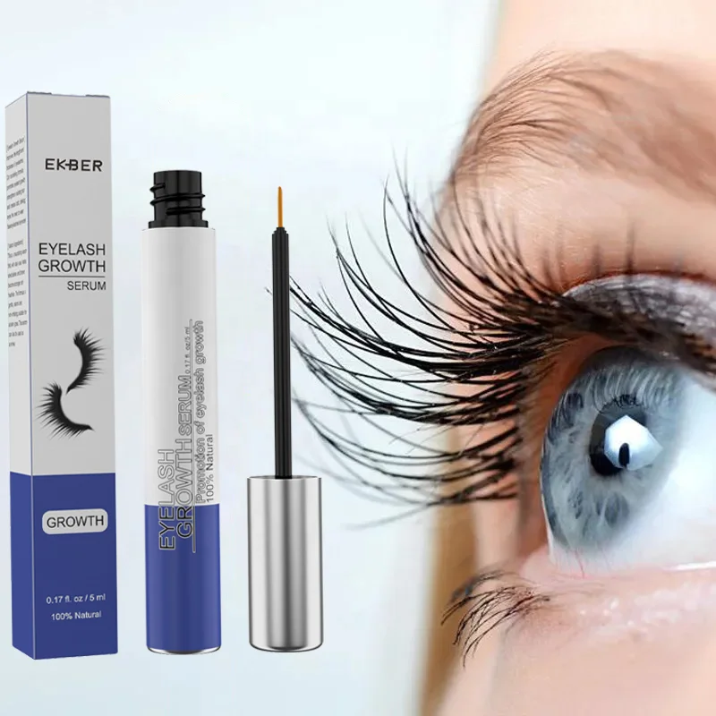 

Top Sale Natural Hyaluronic Acid Glycero Nourishing Eye Lash Enhancer Rapid Thicker Eye Lash Growth Serum
