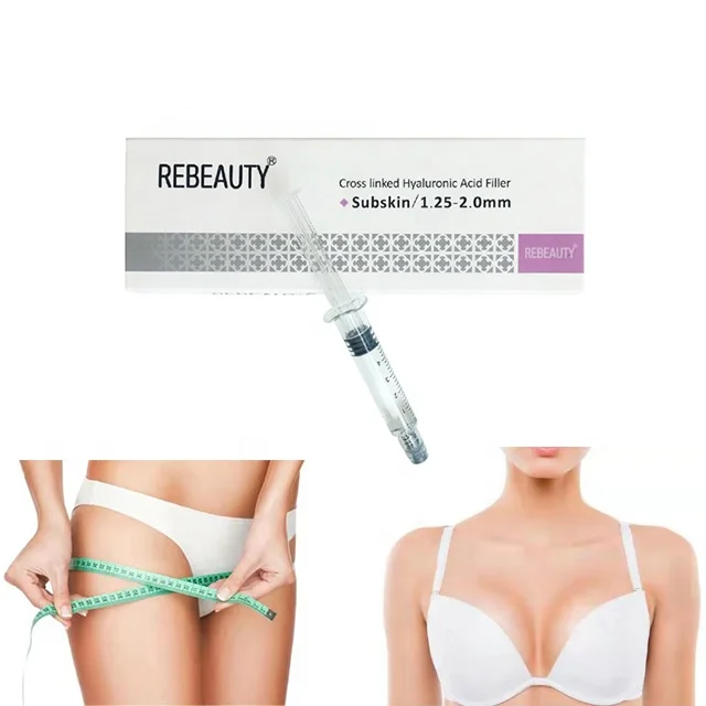 

10ml hyaluronic acid cross linked filler injection for breast buttocks enhancement, Transparent