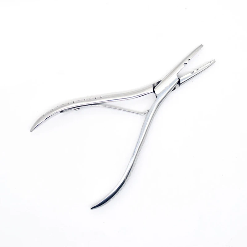 

1PCS Stainless Steel Silver Hair Extension Pliers With 3 holes Multi Functional Hair Extension Tool For Hair Remove