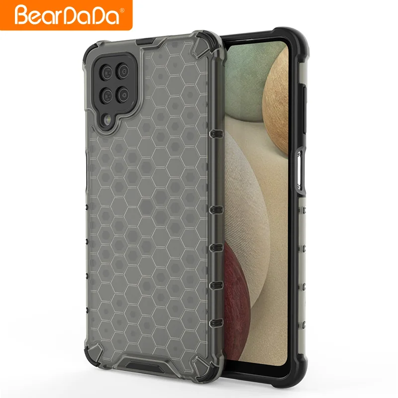 

unique transparent shockproof cell phone case for Samsung A12 5G oem versage breathable double layer mobile phone case any model