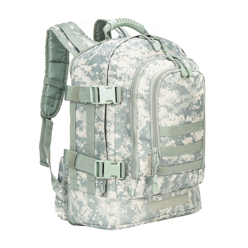 

USA Hydration 3 Days Tactical AUC Digital Pattern 600D Backpack MOLLE Pouches Expandable 64 Litter Sac Tactique, Customized color