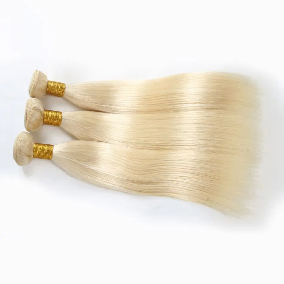 

Factory Supplying Blond Lace Frontal Human Hair Wig, Natural hair color