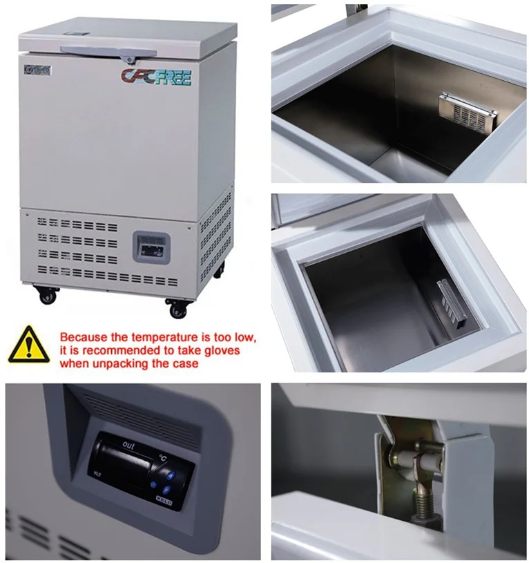 50l 86 Mini Ultra Low Medical Laboratory Freezer For Hospital Vaccine