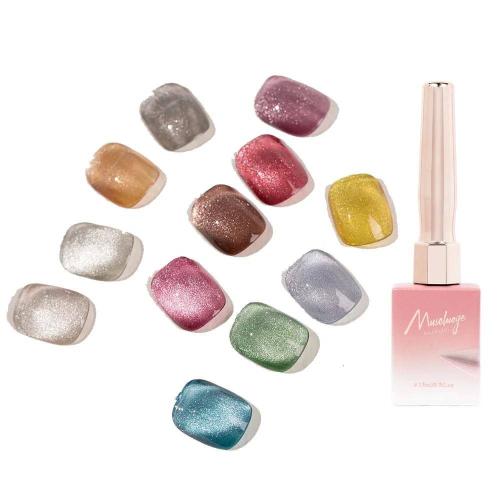 

2022 Hot Products Korean style cat eye Series 16 colour 15ml Nail Salon Or Personal Use Nails Uv Gel Polish