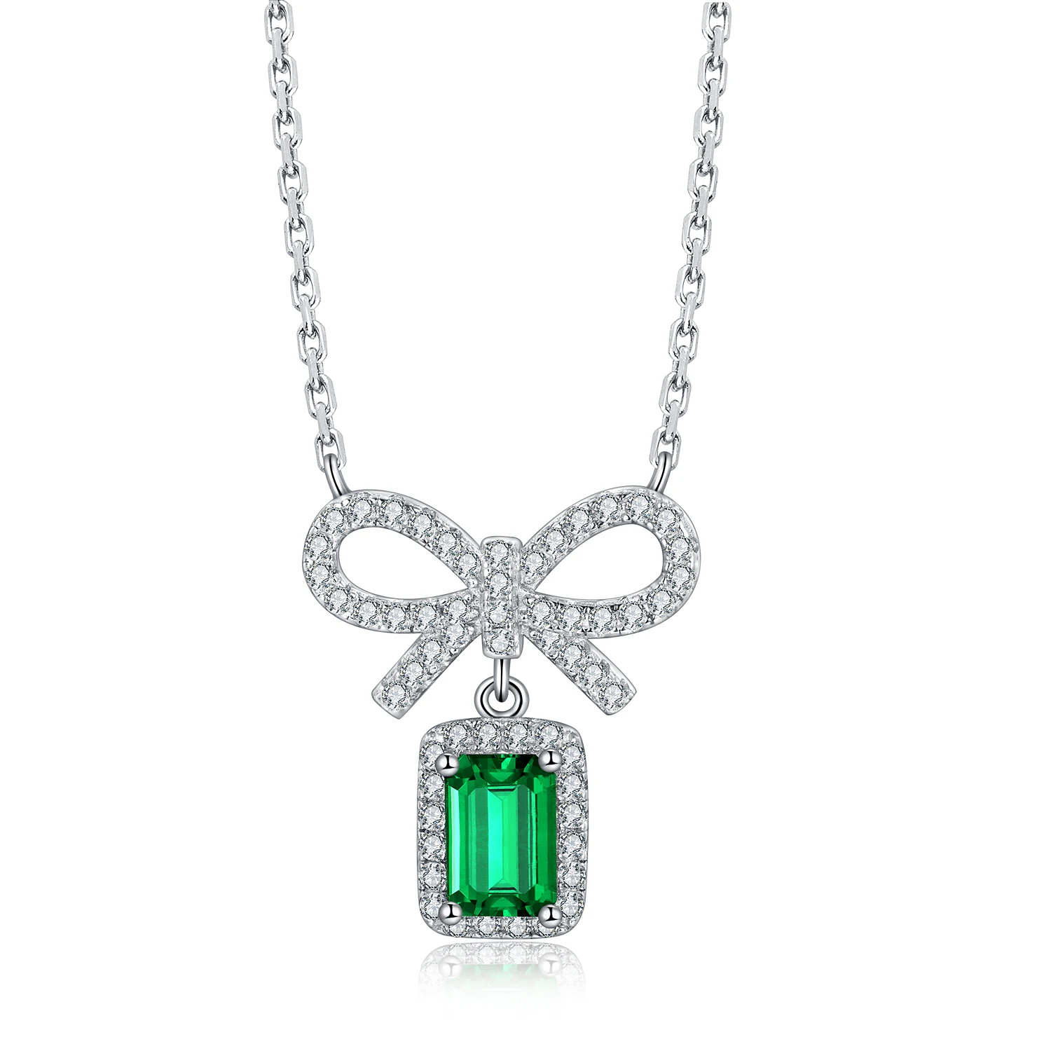 

Anster Manufacturer Direct Sale S925 Emerald Necklace Buyers, Green