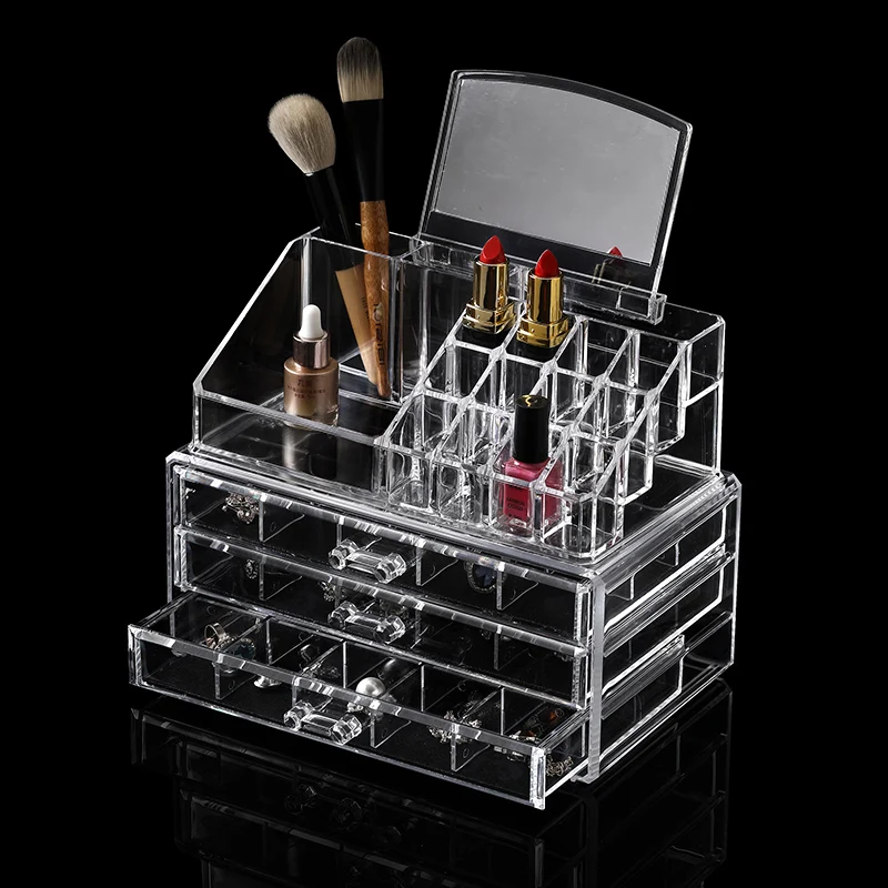plastic make up cosmetic organizers