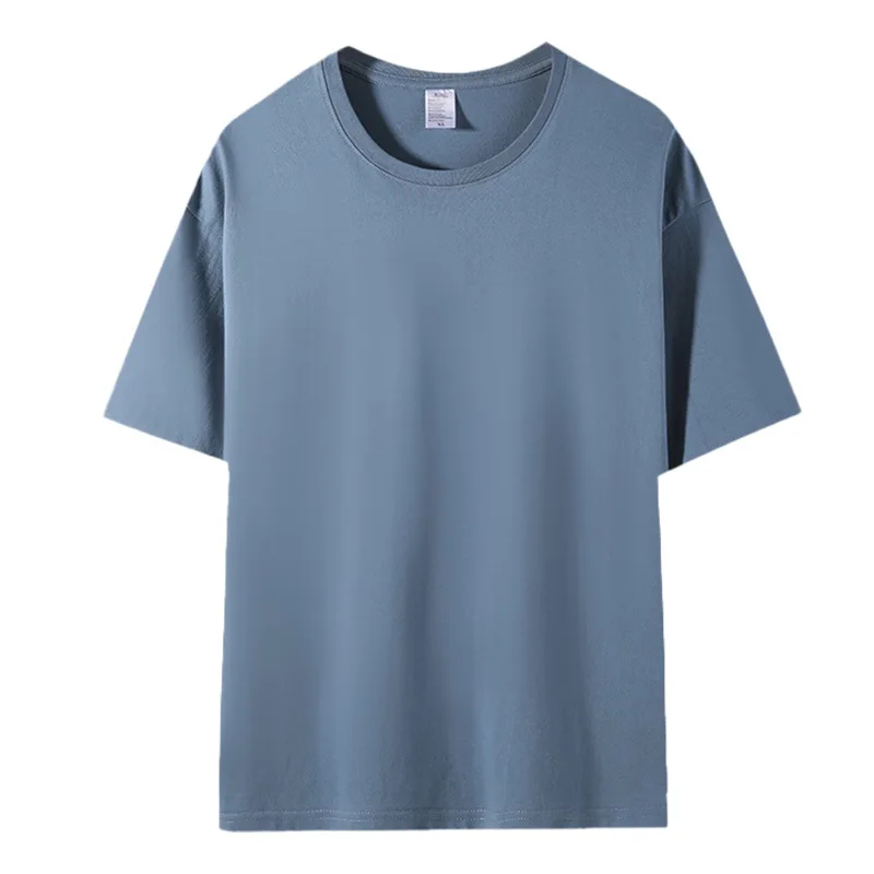 

Custom 2022 210gms 100% cotton t shirt custom graphic print color men women causal big size oversize solid color custom t shirt