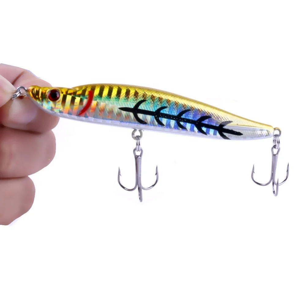 

Wholesale Pencil fishing bait 3d eyes 9.5cm 16g hard lure pencil pike lures, Choose