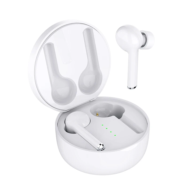 

Newest High Quality Tws Realtek ear buds 5.0 Touch Control Silent Disco Bass Oem Private Earphones Headphone Tw40, White/black