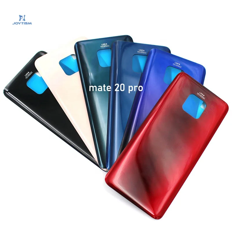

Original Back Glass Housing For Huawei Mate 20 Pro Glass Battery Cover Repair Replacement Back Door Phone Rear with Logo, All color