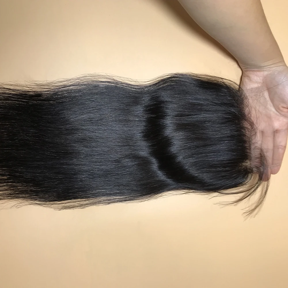 

Natural hairline ear to ear remy human hair closure vietnam straight lace frontal closure