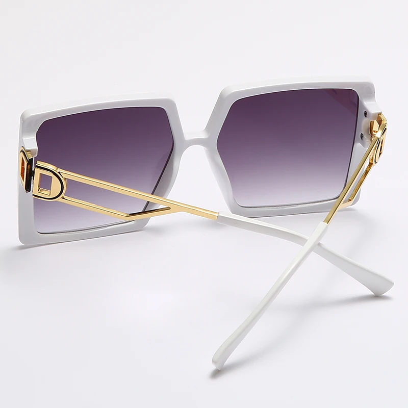 

3950 Super hot Eyewear 2021 Fashion Brand Designer Sun glasses Big Square Oversized Shades Sunglasses, As shown