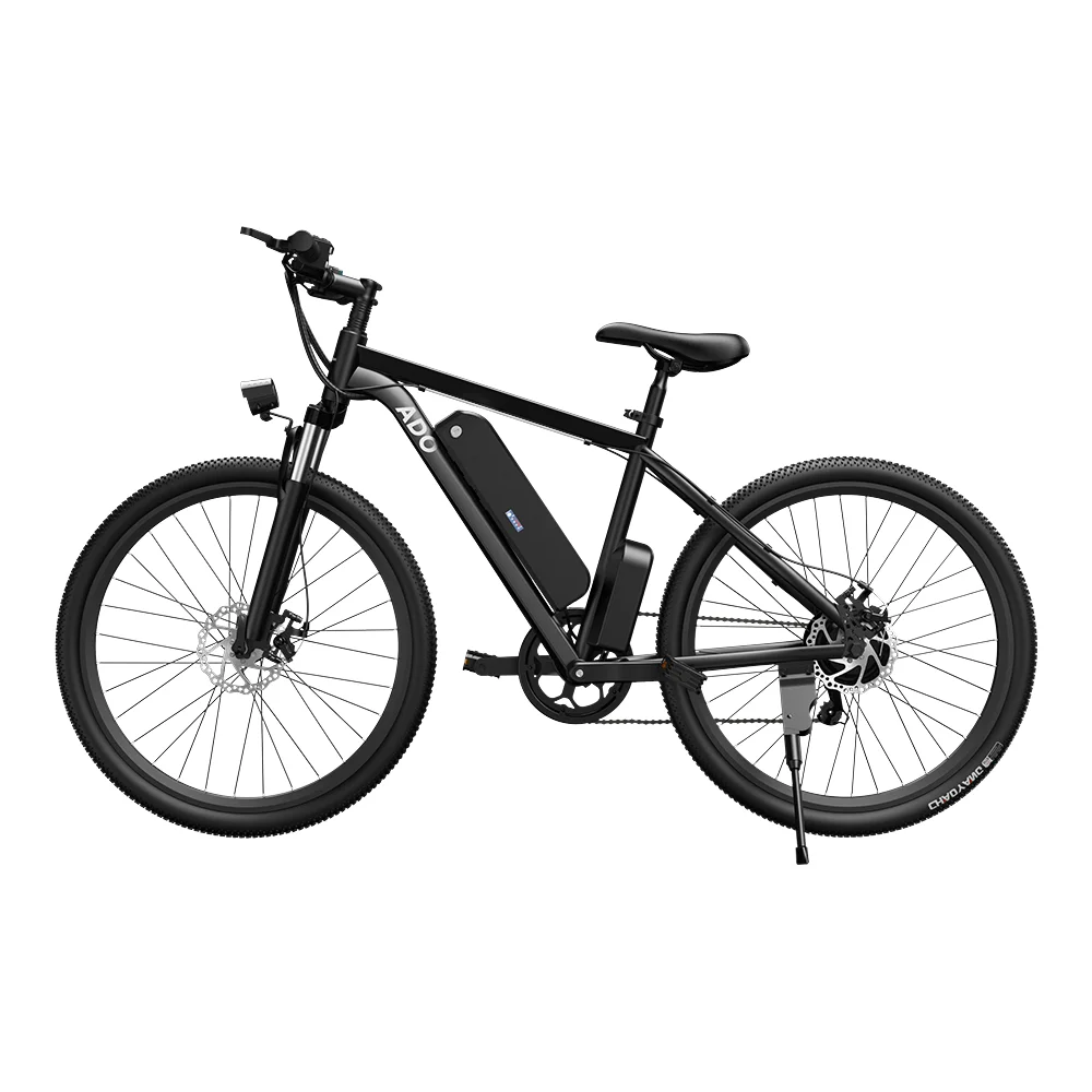 

CE certificate long cycling range 36V 500W 26Inch tire ADO A26 mountain electric bike, Black