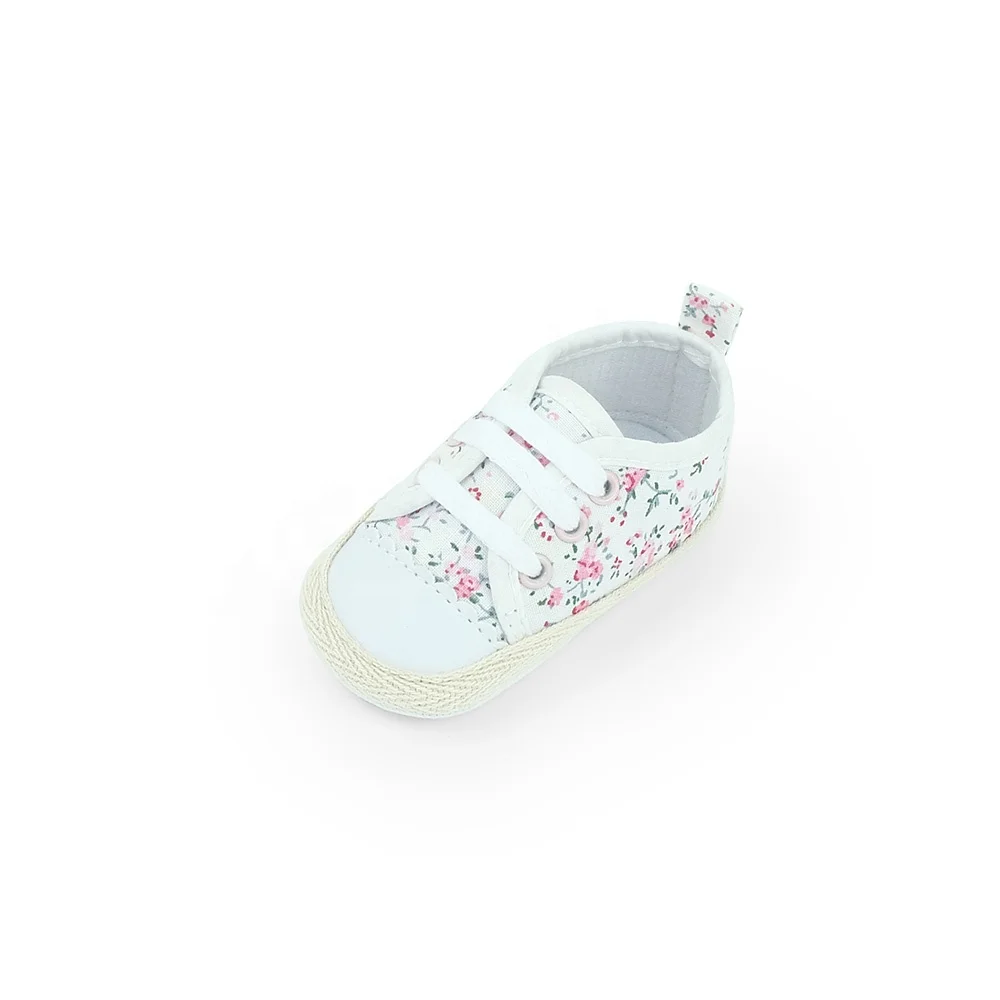 
White Casual Baby Shoes Toddler Pre Walker Shoes Soft Sole Baby Sneakers 