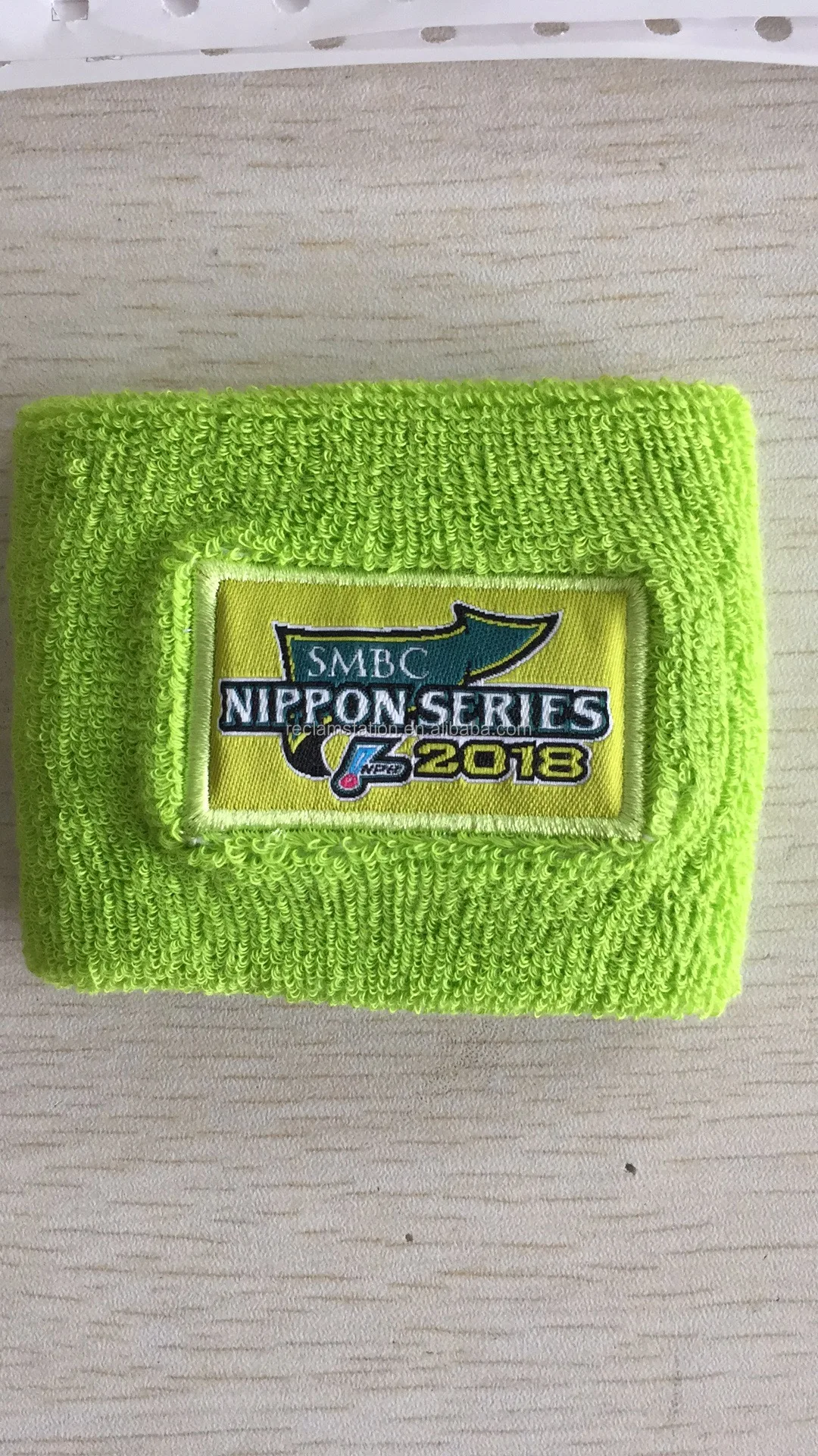 Custom Sports Embroidered Cotton Sweatbands No Minimum Order For