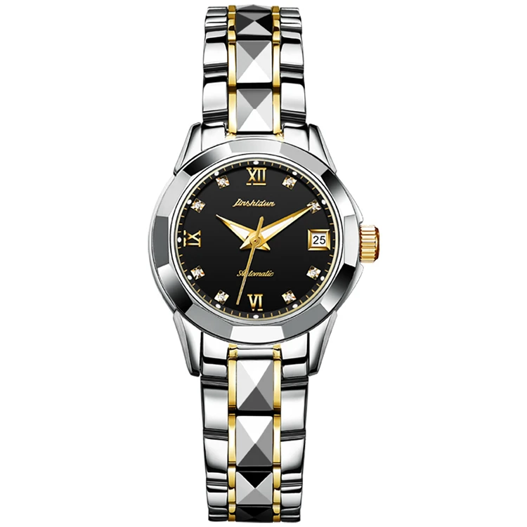 

JSDUN 8813 Manufactory Ladies Waterproof Length 18cm Imported Movement Stainless Steel Dial Diameter 27mm Mechanical Watch