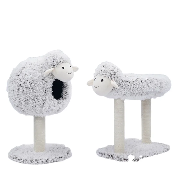 

Unique Design Lamb Shape Cat Tree Cat Cave