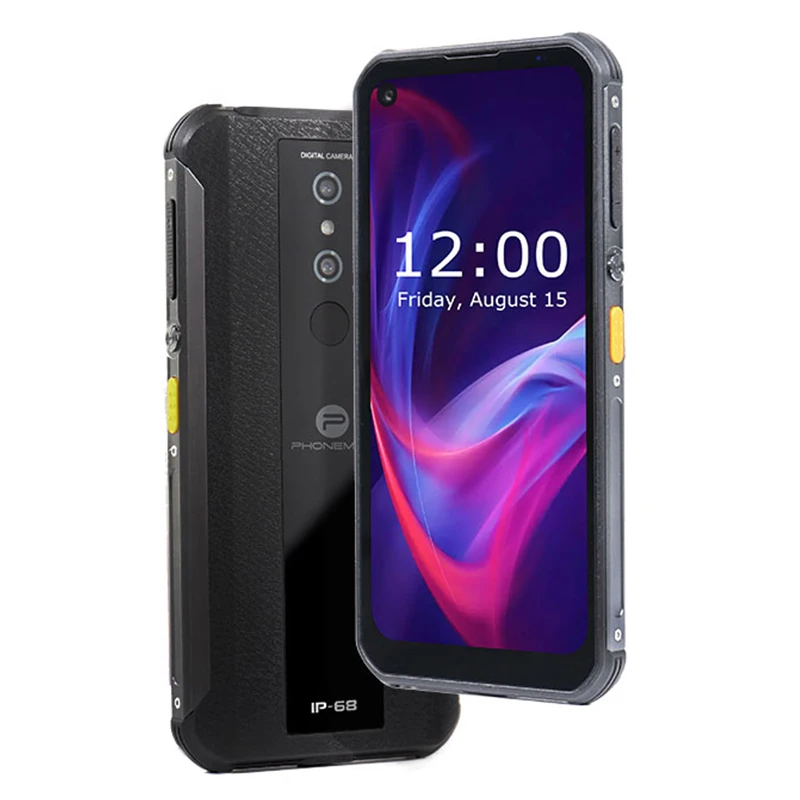 

Phonemax 6.4 inch IP68 waterproof shockproof lte 4g 128g fingerprint unlock rugged smart phone