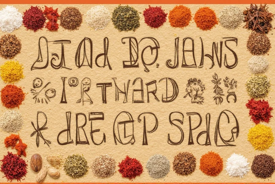 Alphabetically organized spice rack