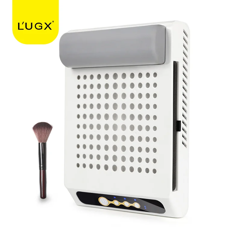 

L'UGX high power 70w professional charging nail dust collector, White