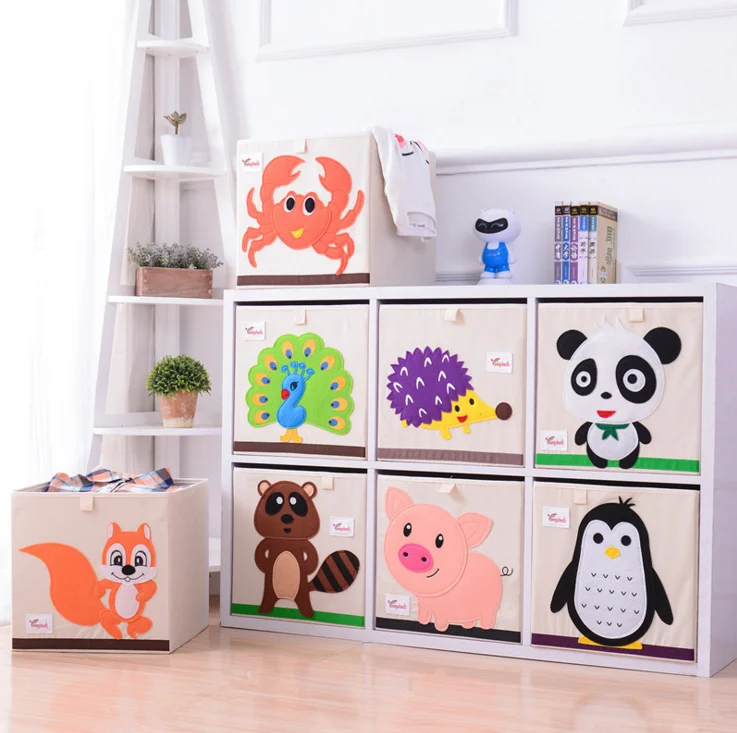 

Hot Cute Dinosaur Toys Storage Box Animal, Beige