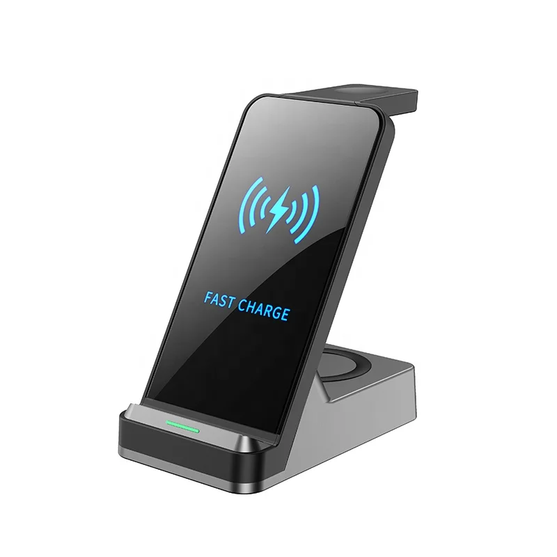 

SIKAI Multi-function 15W Max fast 3 in 1 wireless charger for Iphone 12 wireless charging for air pods for iwatch