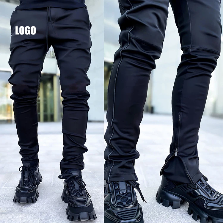 

Custom LOGO 2021 Men Plus Size Training Reflective Pants Streetwear Gym Joggers Reflective Trousers, Customized color