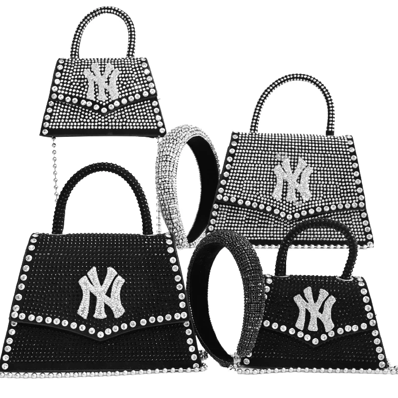 

designer handbag 2021 wholesale famous brands leather purses and handbags, Silver/black