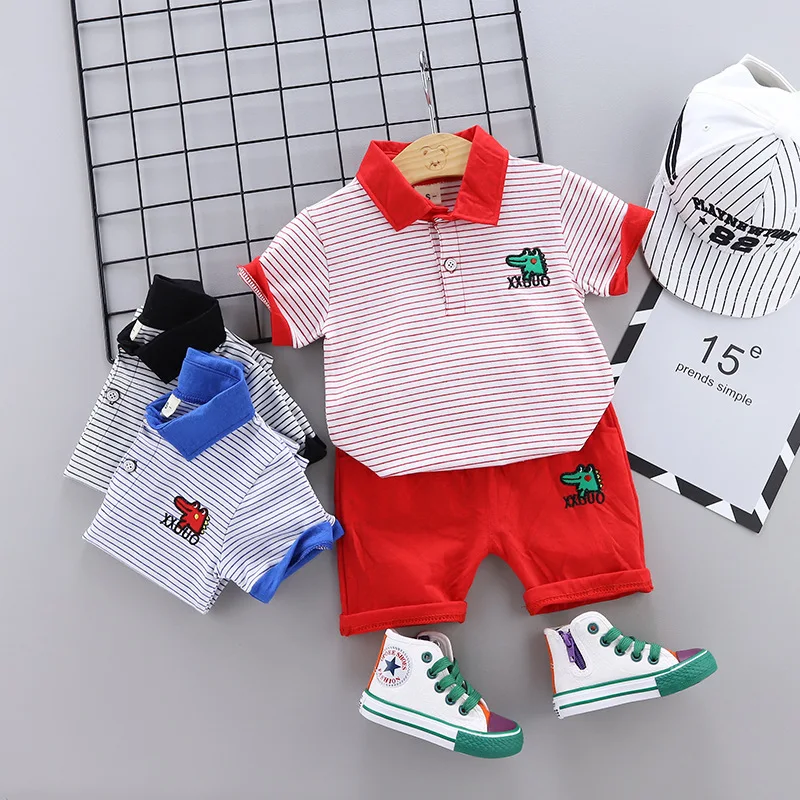 

Baby Boys' Shirts Infant Summer Clothing Sets Baby Boy Clothes Baby Shirts 2pcs, Picture shown