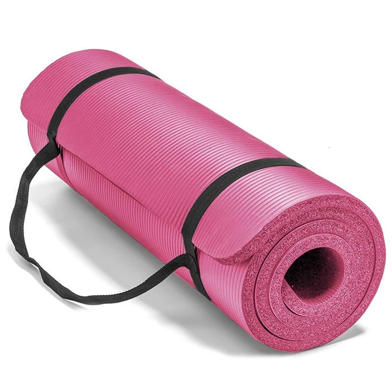 

2020 high quality hot sell cheap 10mm thick nbr exercise rubber yoga mats, Colors