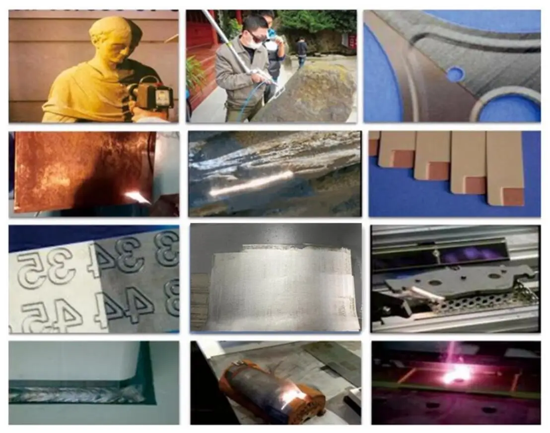 
500w 1000w Fiber cleanlaser Laser cleaning Polishing Rust Machine For rust, paint, oil, blot, dirt, Coating ,Residuum Cleaning 