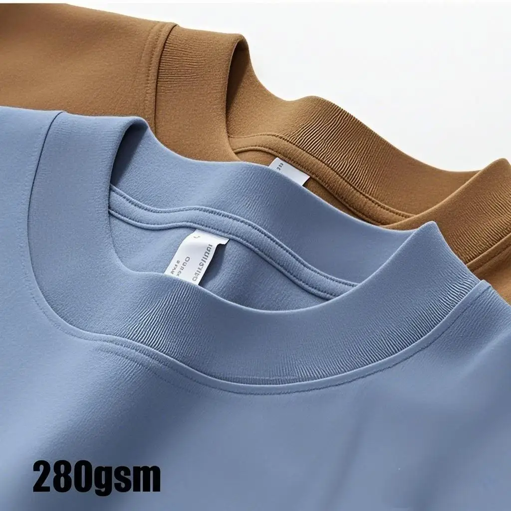 Heavyweight Oversized Drop Shoulder Cotton T Shirt