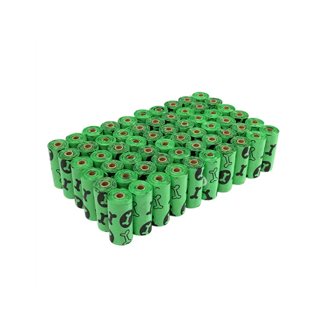 

Provide Logo Green Color Leak Proof Bulk Biodegradable Dog Poop Bags, Army green,orange