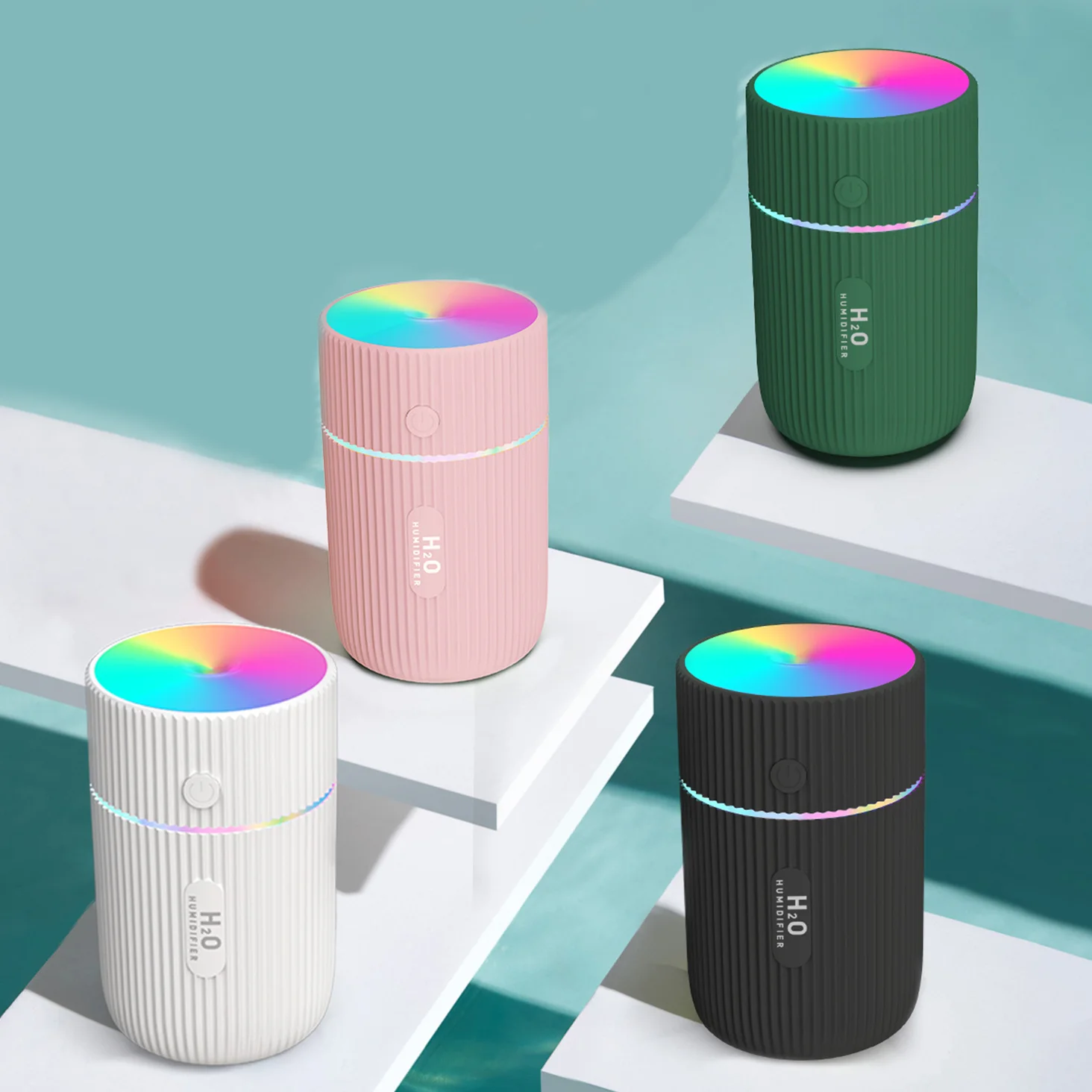 Drop Shipping Portable Aroma Diffuser Humidifier Mini Color Led Light Usb Small Air Humidifier For Car