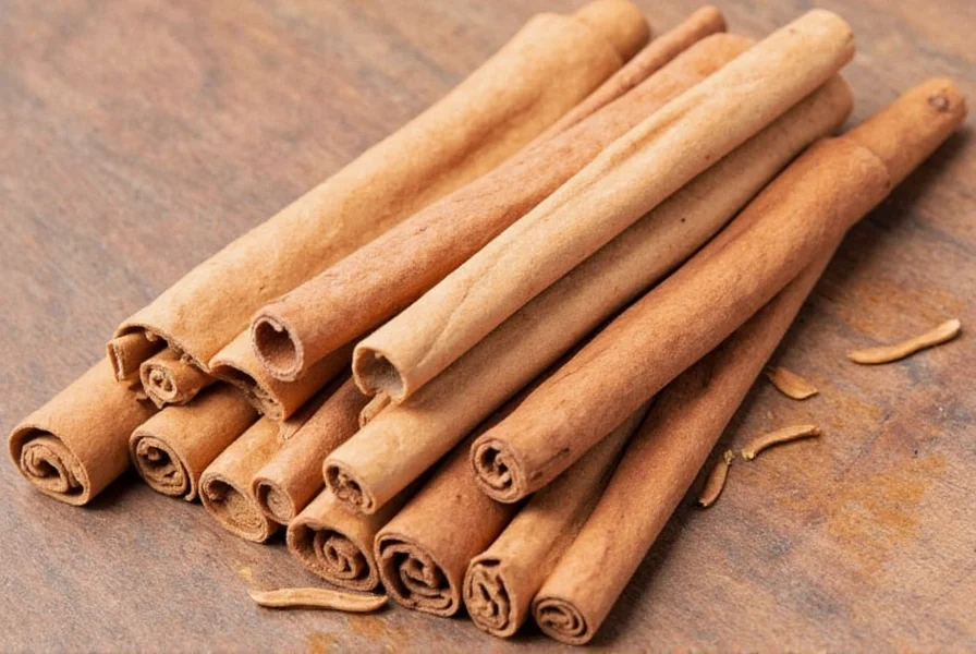 Cinnamon sticks being used to infuse flavor in a pot of simmering apple cider