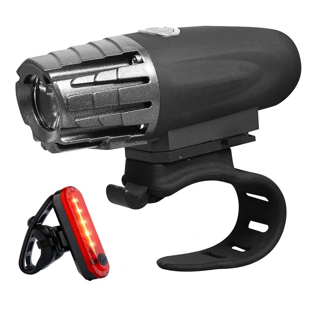 

Bike Light Front and Back USB Rechargeable Bike Light Set LED Bicycle Headlight and Tail Light