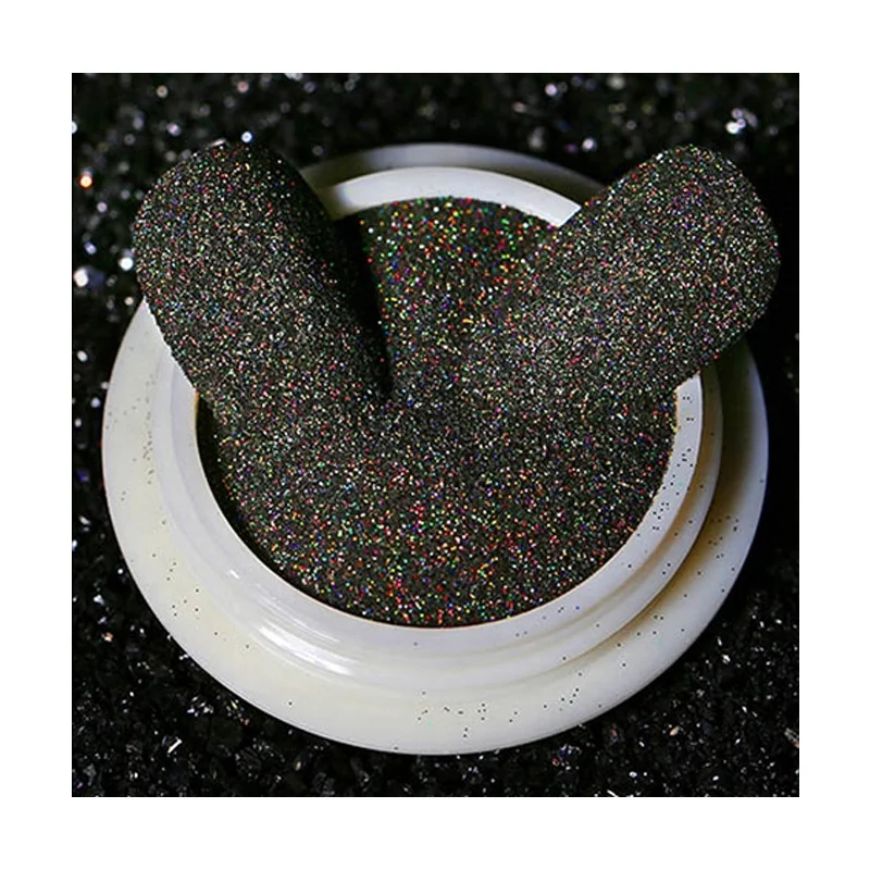 

nail glitter Sugar Glitter Holographic Aurora Rainbow Glitter White Sugar Effect Highly flashing crystal diamond tips