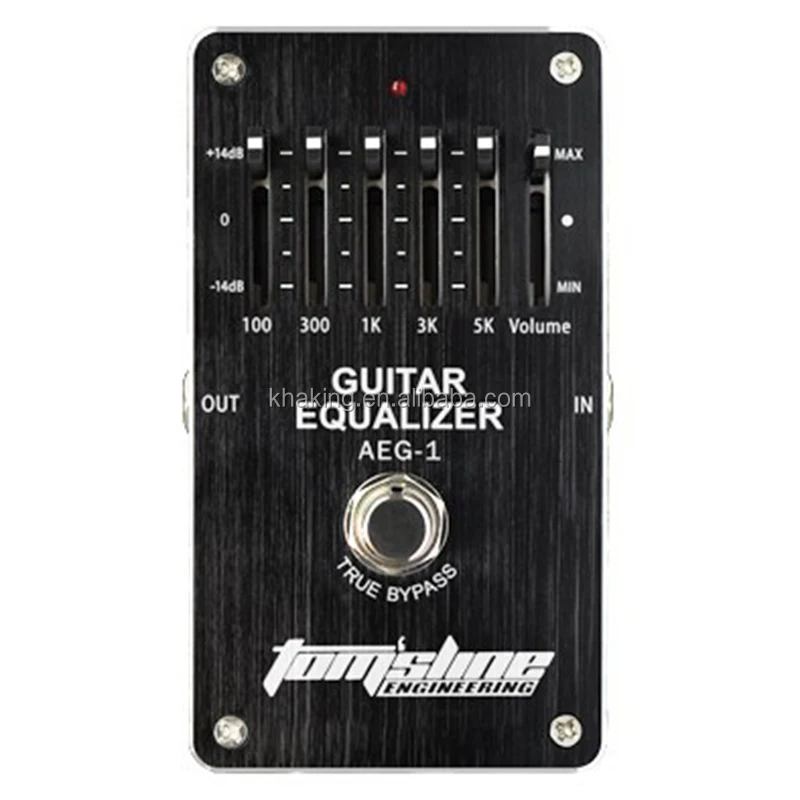 pot In detail ambulance Aeg-1 Guitar 5-band Eq 5 Bands Equalizer Pedal For Electric Guitar + -14db  Volume Control Low Power Premium Analogue Effect - Buy Guitar Equalizer,Eq  5 Bands Equalizer Pedal For Electric Guitar,Electric Guitar