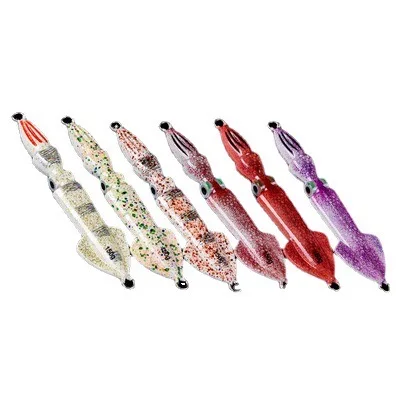 Lurekiler Japan's same 3D luminous squid iron plate road Asian bait boat fishing bait 150g fast draw slow shake bait