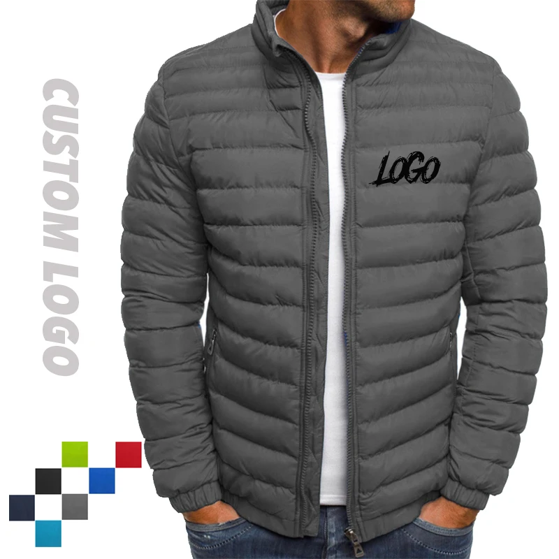

New Fashion Customize Winter Thick Long Hooded Quilt Casual Puffer Hiking Down Jackets for Men's down Coats